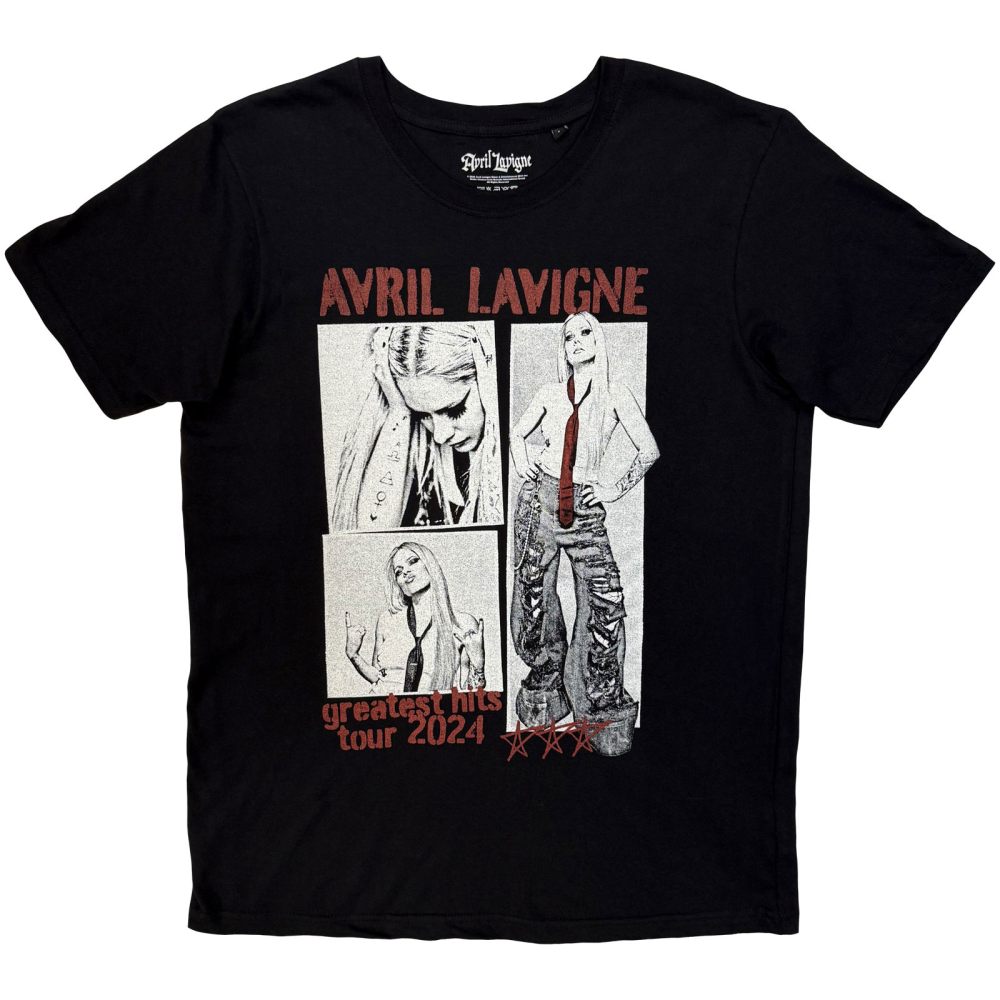 Avril Lavigne - Greatest Hits Mens Tshirt - Black